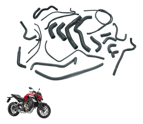 Kit Mangueiras Honda Cb 650f 18-21 Original