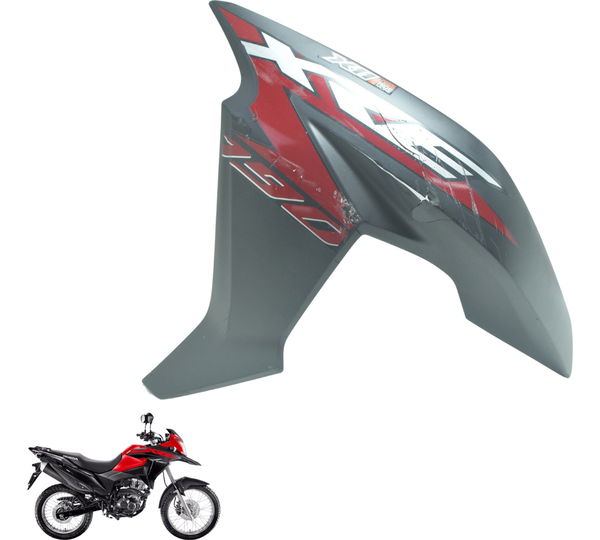 Carenagem Lateral Esq C/ Avaria Honda Xre 190 19-24 Original Preto