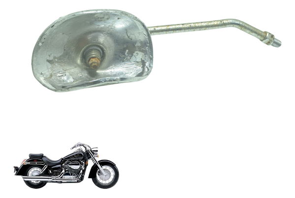 Carcaça Espelho Retr Esq C/deta  Honda Shadow 750 06-08 Orig