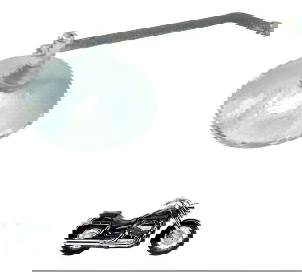 Espelho Retro Dir C/detalhes  Honda Shadow 750 06-08 Orig