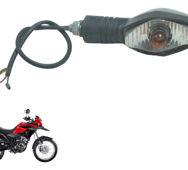 Pisca Diant Esq S/ Lente C/ Avaria Honda Xre 190 19-24 Orig