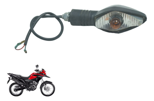 Pisca Diant Esq S/ Lente C/ Avaria Honda Xre 190 19-24 Orig