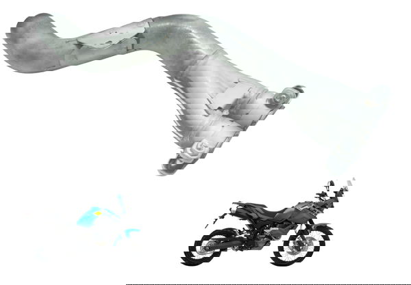 Curva Escape Yamaha Xt 660z Tenere 12-15 Original