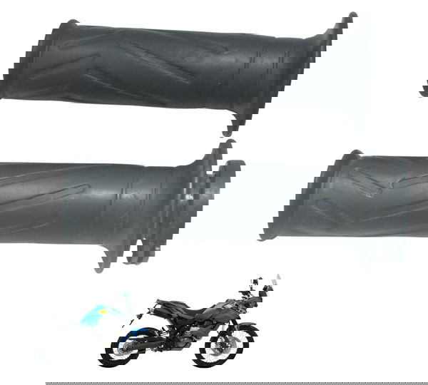 Par Manopla Yamaha Xt 660z Tenere 12-15 Original Preto