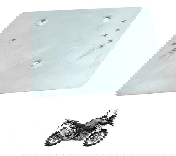 Suporte Placa C/ Detalhes Bmw R1200 R 1200 Gs 13-15