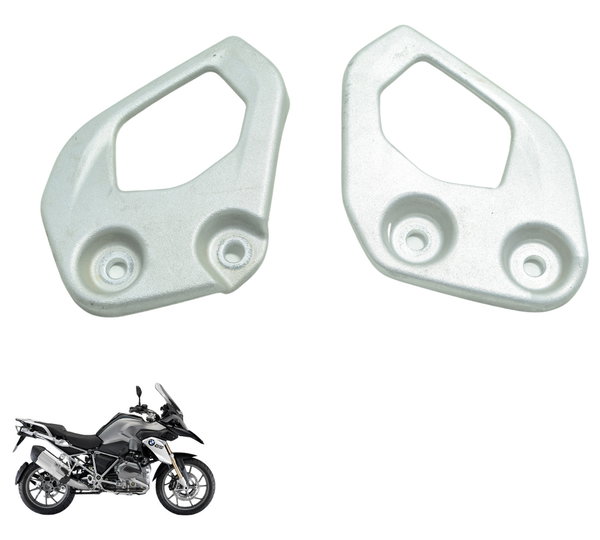 Par Protetor Calcanhar Bmw R1200 R 1200 Gs 13-15 Original Cinza