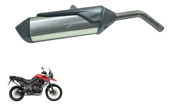 Ponteira Escape C/ Detalhes Triumph Tiger 800 Xca 18-20 Orig