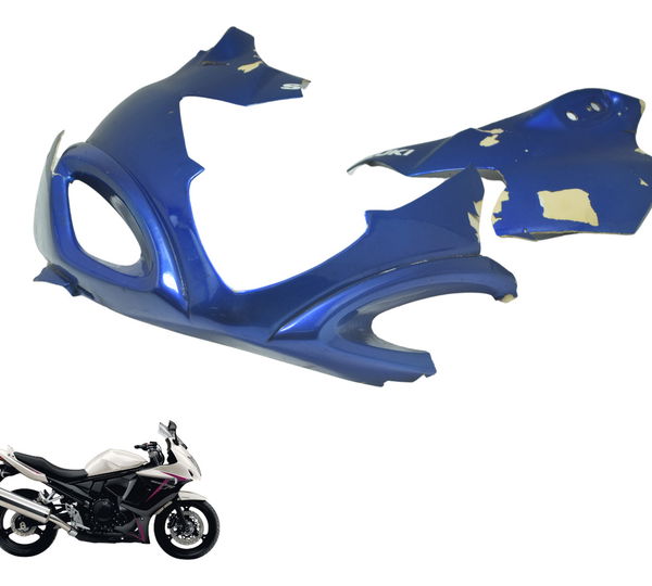 Carenagem Farol C/ Avaria Suzuki Gsx 650f 09-12 Original Azul