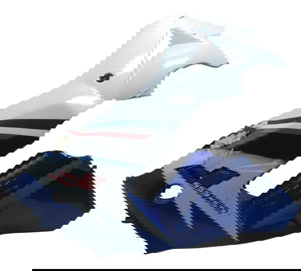 Carenagem Lateral Dir C/ Avaria Suzuki Gsx 650f 09-12 Orig Branco