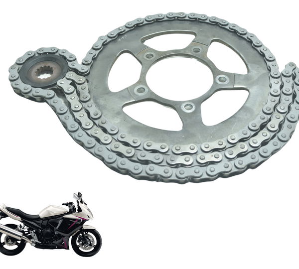 Kit Relação Suzuki Gsx 650f 09-12 Cinza