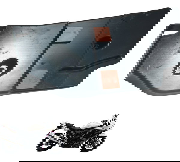 Protetor Carenagem Inferior C/ Avaria Suzuki Gsx 650f 09-12 Preto