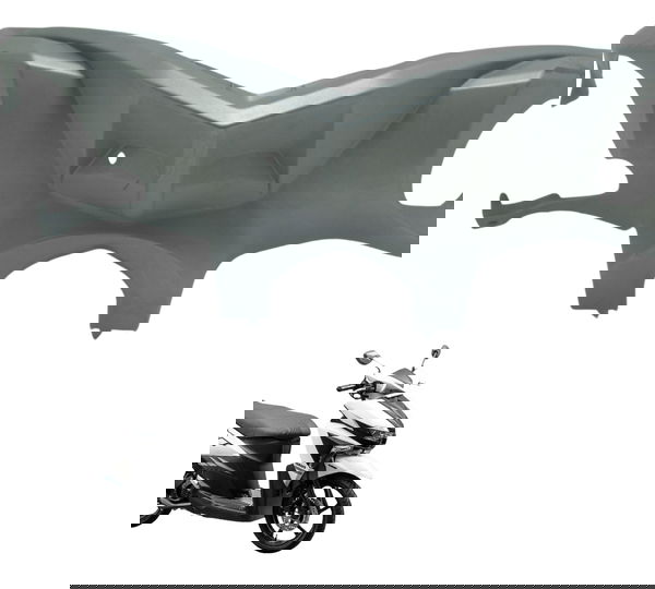 Carenagem Guidão C/ Detalhes Yamaha Neo 125 17-22 Original Cinza-escuro