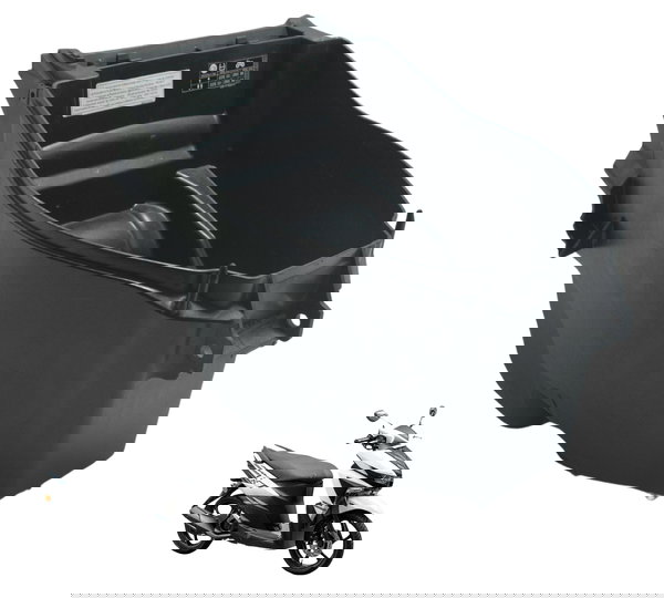 Baú C/ Avaria Yamaha Neo 125 17-22 Original Preto
