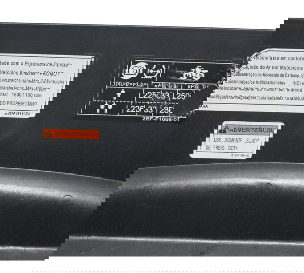 Baú Yamaha Neo 125 17-22 Original Preto