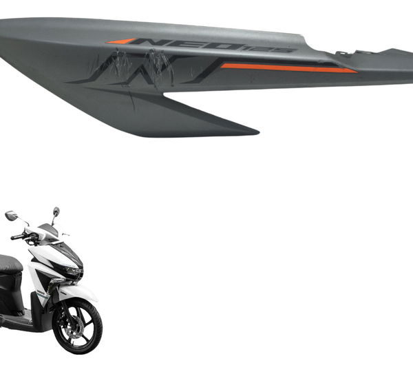 Carenagem Rabeta Esq C/ Detalhes Yamaha Neo 125 17-22 Orig Preto
