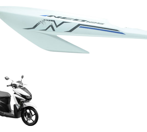 Carenagem Rabeta Esq C/ Detalhes Yamaha Neo 125 17-22 Orig Branco