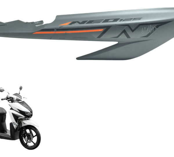 Carenagem Rabeta Dir C/ Detalhes Yamaha Neo 125 17-22 Orig Preto