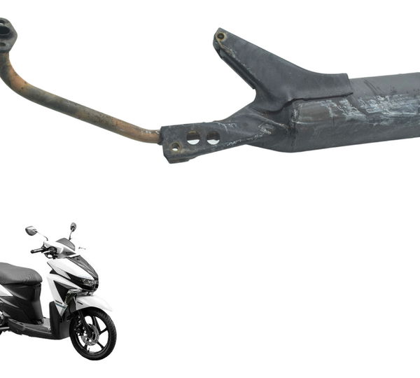 Ponteira Escape Yamaha Neo 125 17-22 Original Preto