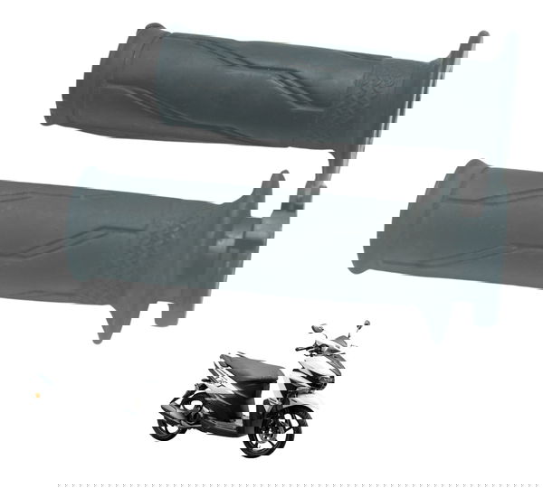 Par Manoplas C/ Detalhes Yamaha Neo 125 17-22 Original Preto