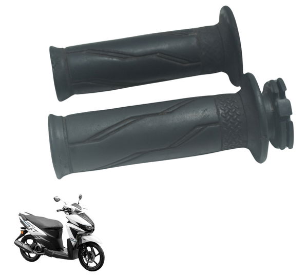 Par Manoplas C/ Detalhes Yamaha Neo 125 17-22 Original Preto