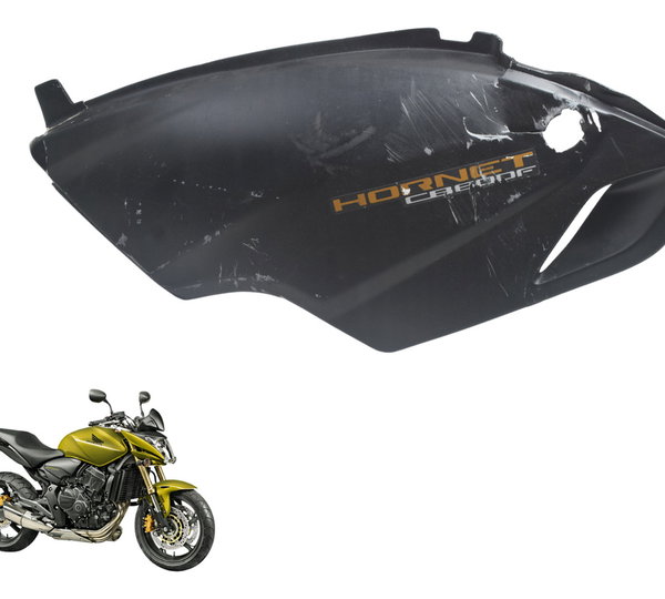 Carenagem Lateral Esq Avaria Honda Cb 600f Hornet 08-11 Orig Preto
