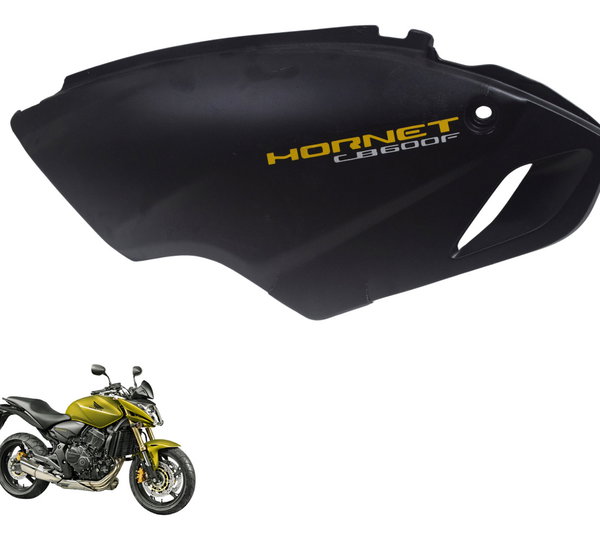 Carenagem Lateral Esq Avaria Honda Cb 600f Hornet 08-11 Orig Preto