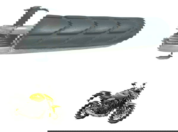 Pedaleira Dianteira Esq Deta Honda Cb 600f Hornet 08-11 Orig