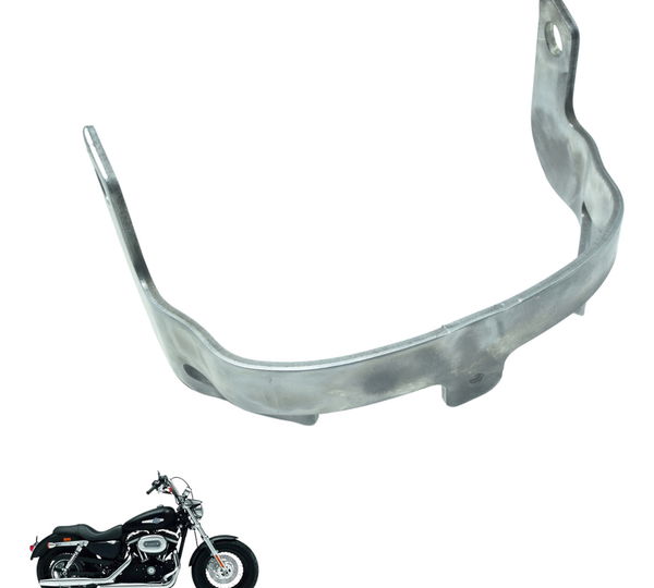 Suporte Paralama Traseiro Harley Xl 1200 Cb 14-16 Original Prateado