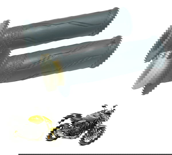 Par Manopla C/ Detalhes Honda Cb 600f Hornet 08-11 Original Preto