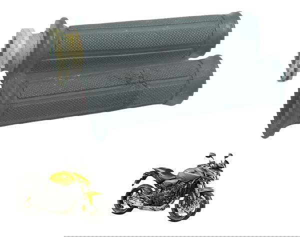 Par Manoplas C/ Detalhes Honda Cb 600f Hornet 08-11 Original