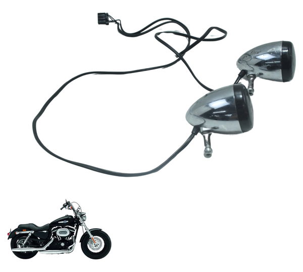 Par Pisca Dianteiro C/ Det Harley Xl 1200 Cb 14-16 Original