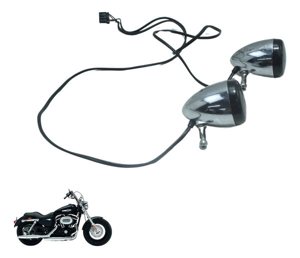 Par Pisca Dianteiro C/ Det Harley Xl 1200 Cb 14-16 Original