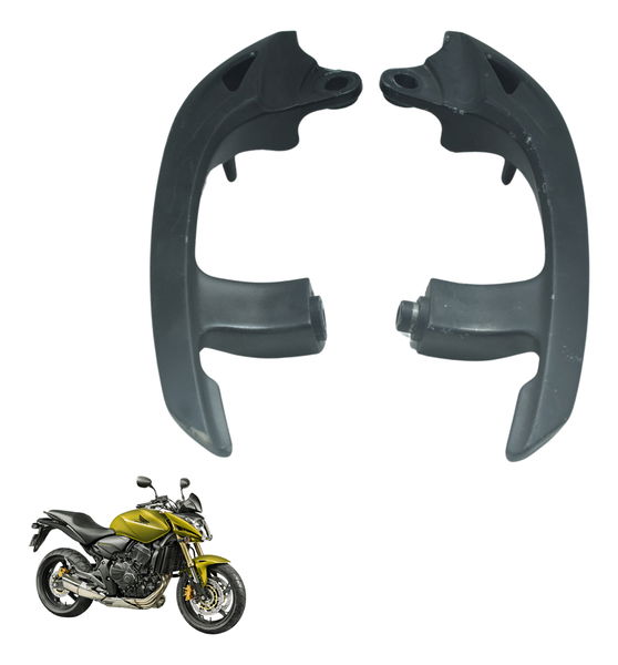 Par Alça Traseira C/detalhes Honda Cb 600f Hornet 08-11 Orig