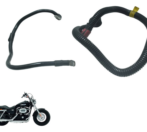 Cabo Bateria Harley Xl 1200 Cb 14-16 Original