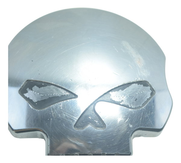 Tampa Tanque Harley Xl 1200 Cb 14-16 Paralelo Prateado