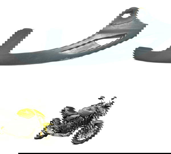 Alça Traseira Dir C/detalhes Honda Cb 600f Hornet 08-11 Orig Preto