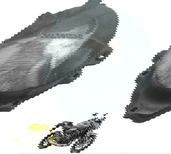 Tampa Estator C/ Detalhes Honda Cb 600f Hornet 08-11 Orig Preto