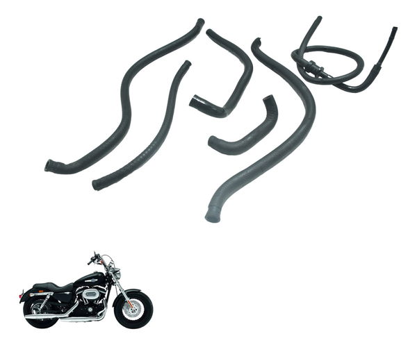 Kit Mangueiras Harley Xl 1200 Cb 14-16 Original