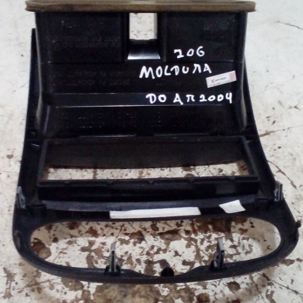 Moldura Central Com Difusor De Ar Peugeot 206 