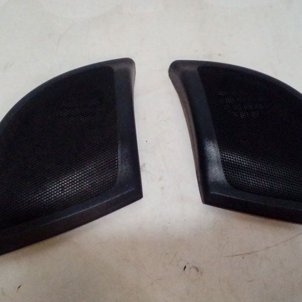 Par De Moldura Tela Painel Alto Falante Renault Megane 03/05