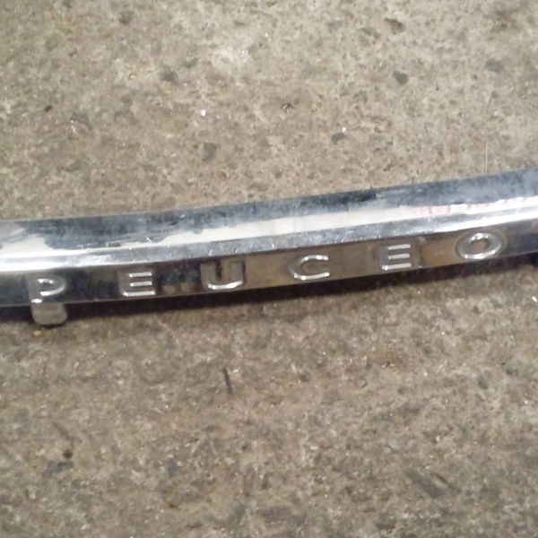 Filete Friso Tampa Traseira Cromado Peugeot 208