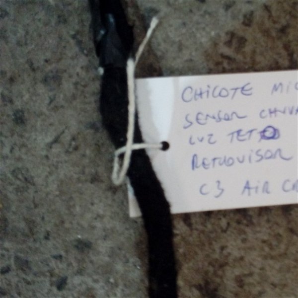 Chicote Microfone Sensor Chuva Luz Teto C3 Air Cross Detalhe