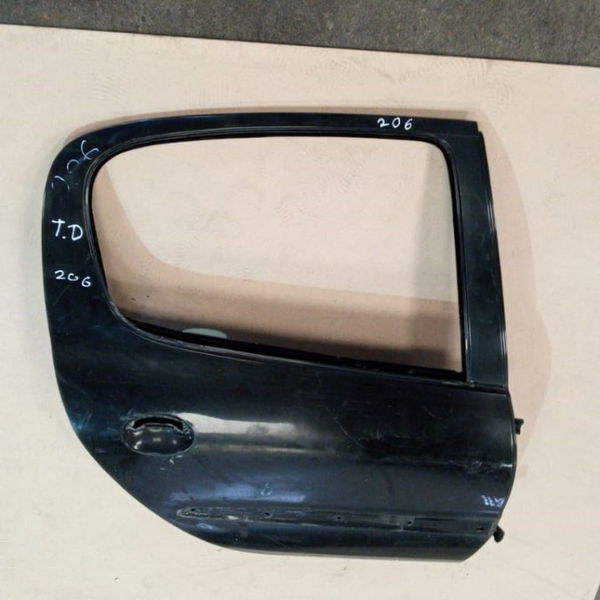 Porta Traseira Direita Peugeot 206 Preto