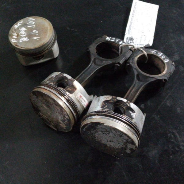 Pistão Com Biela Peugeot 1.6 16v Flex Unitario 77.6 Mm