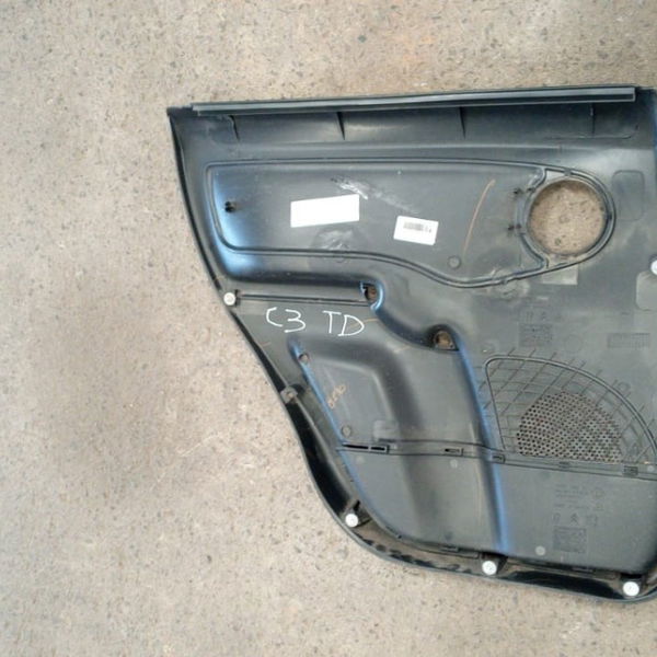 Forro De Porta Traseira Direita Citroen C3 2012