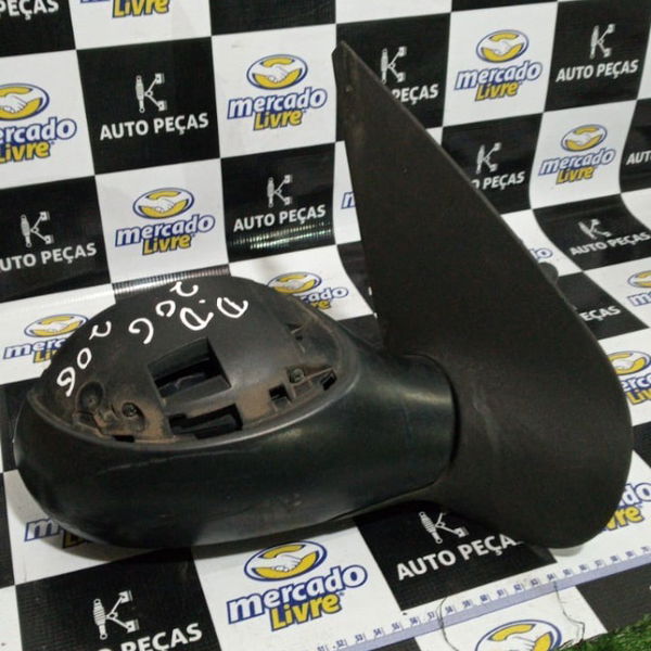 Retrovisor Manual Peugeot 206 Dianteiro Direito Sem Capa