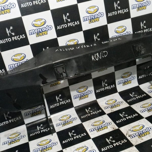 Moldura Inferior Do Radiador Kwid 2018 Com Detalhes