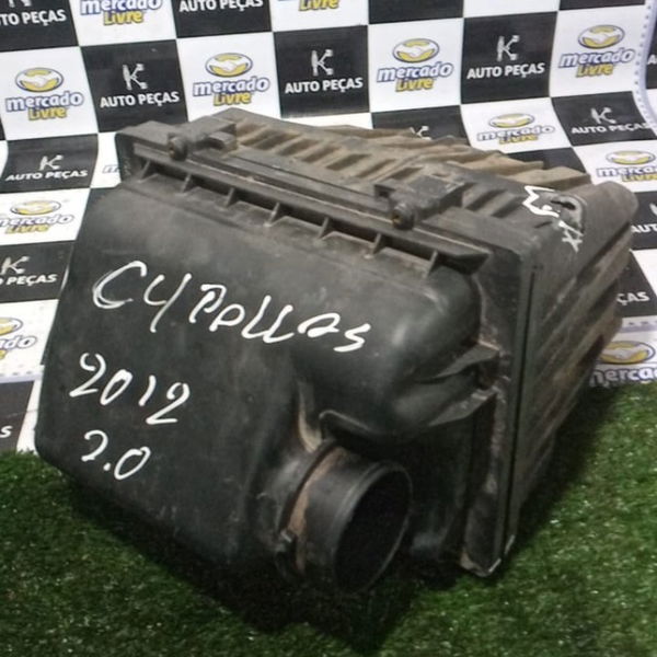 Caixa Filtro De Ar C4 Pallas 2012 2.0 Com Avarias