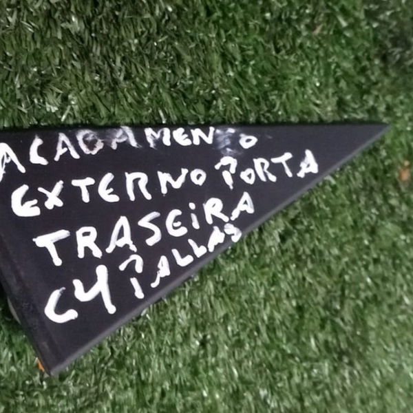 Acabamento Externo Da Porta Traseira Esquerda C4 Pallas
