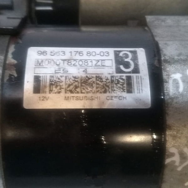 Motor Partida Arranque Citroen Peugeot C4 307 2.0 9656317680
